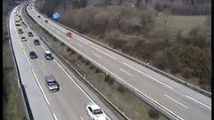 Retenciones en la A-66, en las inmediaciones de Lugones