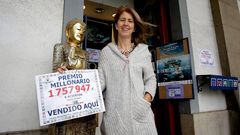 La due�a de la administraci�n que sell� el boleto de la Bonoloto.