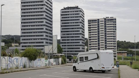 Nuevo aparcamiento de autocaravanas en Someso