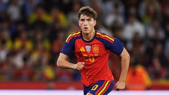 El canterano del Celta Javi Rodr�guez, en su partido debut con la selecci�n espa�ola, frente a Irak.
