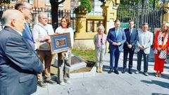 Inauguraci�n de la Plaza de Gustavo Bueno