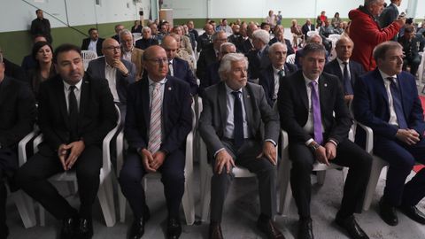 Autoridades civiles en la celebracin del 180. aniversario de la Guardia Civil en Ourense.
