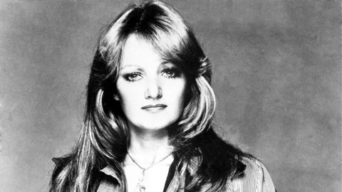 La cantante Bonnie Tyler en una imagen tomada en el a�o 1977