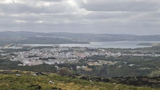 Vista a�rea de As Pontes