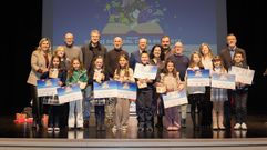 Entrega de premios no 2024, no que xa Vera Martnez (primeira nena pola esquerda) obtivo un cuarto posto. Este 2025, o primeiro