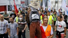 Manifestaci�n del metal en A Coru�a
