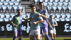 Pablo Dur�n, en el duelo frente al M�laga del �playoff� de ascenso a Segunda del 2024.