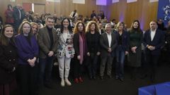 Participantes en el acto organizado por el PPdeG.