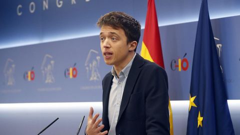 Errej�n, en la rueda de prensa en la que anunci� su renuncia al esca�o en el Congreso