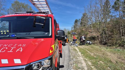 El accidente ocurrió en la carretera OU-302.