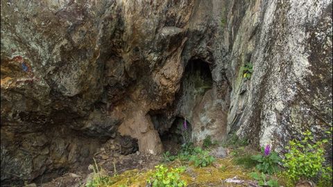 Una galer�a excavada en el interior de la mina de O Covall�n