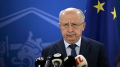 El comisario europeo de Defensa, Andrius Kubilius