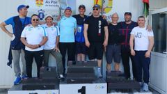 Representantes del Club de Tiro San Roque en As Pontes.