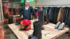 Iago G�mez, en su nuevo establecimiento. 
