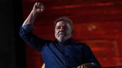 Lula da Silva tras conocer su victoria en las elecciones