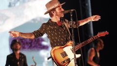 Leiva actuando en Castrelos en el 2022. 