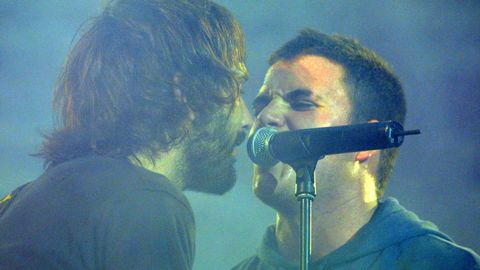 David Otero y Dani Mart�n en el concierto de El Canto el 5 de julio del 2003