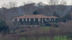 El exterior del pazo de Anceis.