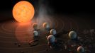 �C�mo son los siete planetas descubiertos de�Trappist-1 ?
