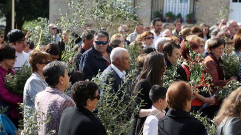 SEMANA SANTA EN BARBANZA, PROCESIN DE LA BORRIQUITA Y BENDICIN DEL DOMINGO DE RAMOS