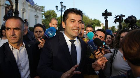 El primer ministro búlgaro Kiril Petkov