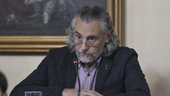 Pablo Permuy, en un pleno de Lugo en diciembre del 2023