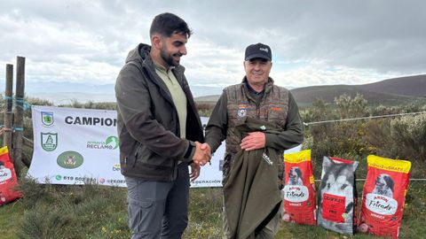 Caza con perro en Viana do Bolo.Emocionante disputa por los t�tulos provinciales de caza de jabal� con perros de rastro, puntuable para la Copa Galicia