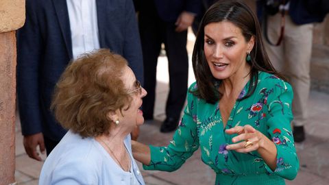 La reina Letizia asisti hoy a la leccin magistral que el director de orquesta Aarn Zapico 