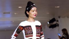 Un mujer india desfigurada por un ataque con cido desfila en Nueva York