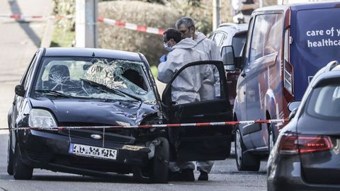 Imagen del coche que atropell� a una multitud