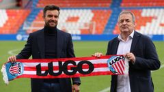 Rub�n Alb�s y Tino Saqu�s, el d�a de su presentaci�n