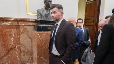 El portavoz de ERC, Gabriel Rufi�n.