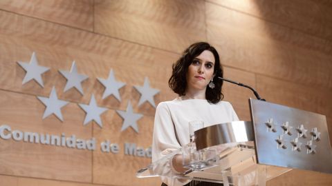 Isabel D�az Ayuso, presidenta de la Comunidad de Madrid