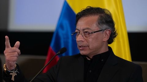 El presidente de Colombia, Gustavo Petro