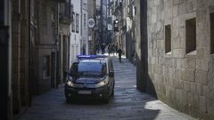 Imagen de archivo de una patrulla de la Polic�a Local por la r�a do Franco.