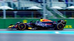 Max Verstappen, en el circuito urbano de Miami.