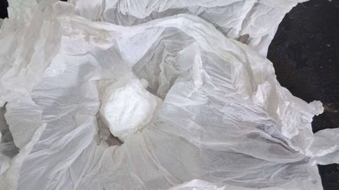 Coca�na intervenida en el registro