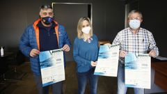 L�pez, Loureiro y Fern�ndez, en la presentaci�n de las jornadas