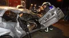 Muere una joven en un accidente en Oubi�a