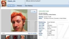 Perfil Match.com de James Holmes
