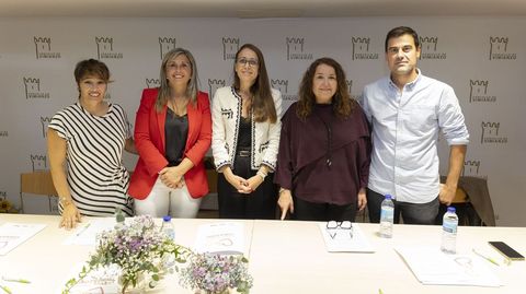 María José Pose, Mónica Rodríguez, María Couto, Sandra Abeijón y Sergio Trillo