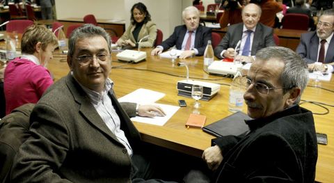 Los �n�mero dos� de UGT y Comisiones, Toni Ferrer (izquierda) y Ram�n G�rriz. 
