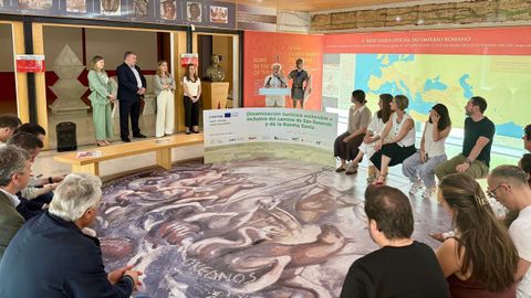 Acto de lanzamiento del proyecto de dinamizaci�n del Cami�o de San Rosendo en Bande.