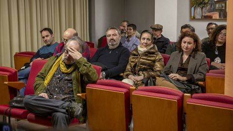 Presentaci�n do libro de Ignacio Castro, �Roxe de Sebes�, no acto mensual de Barbantia