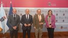 Firma del acuerdo entre la Fundacin Campus Universitario y la USC y la Diputacin de Lugo para integrar Relacins Laborais
