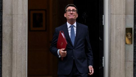 El primer ministro brit&aacute;nico, Andy Burnham, en una imagen de archivo.
