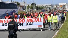 La manifestaci�n por A G�ndara