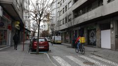 Calle Cabeza de Manzaneda de Ourense.