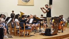 Concierto de la banda de m�sica juvenil de Lal�n.