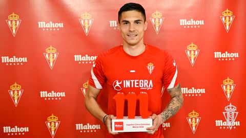 Djuka premiado como jugador del mes